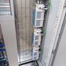 Distributori per pneumatica all’interno di un quadro elettrico